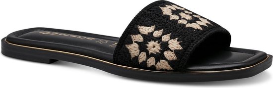 Mules Tamaris 1-1-27142-30 - Blanc, Talon Bas 1 Cm, Semelle Antidérapante, Textile Facile D'entretien