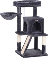 Luxe krabpaal José Antonio - voor katten - Zwart - zachte kattenmand hangmat - kattenspeelgoed - geschikt voor kleine kittens