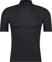 RJ Bodywear Thermo thermoshirt (1-pack) - heren thermoshirt met opstaande boord - zwart - Maat: L