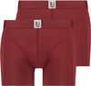 RJ Bodywear Pure Color Jort boxer (2-pack) - heren boxer lang - port - Maat: XL