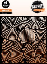 Masque pochoir Cercles - Collection Grunge n° 205