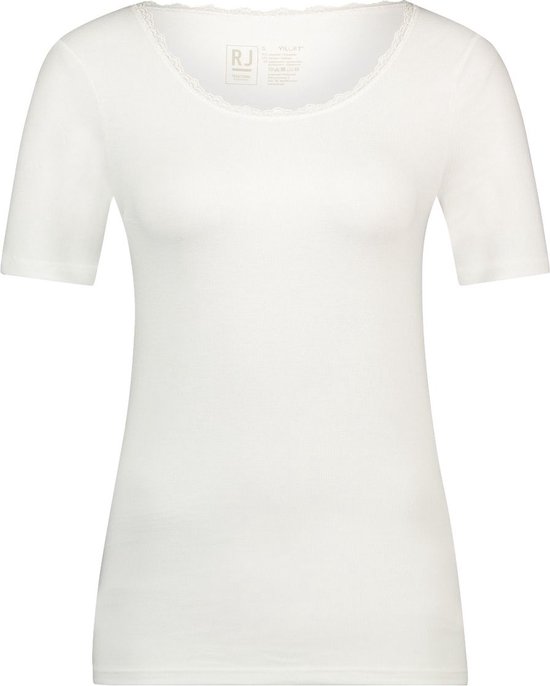 RJ Bodywear Thermo dames T-shirt kant (1-pack) - wolwit - Maat: S