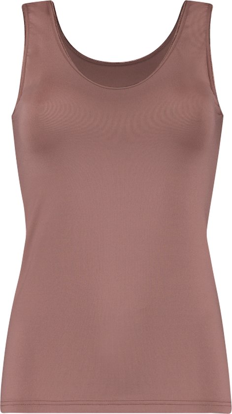 RJ Bodywear Pure Color dames shirt (1-pack) - mauve - Maat: M