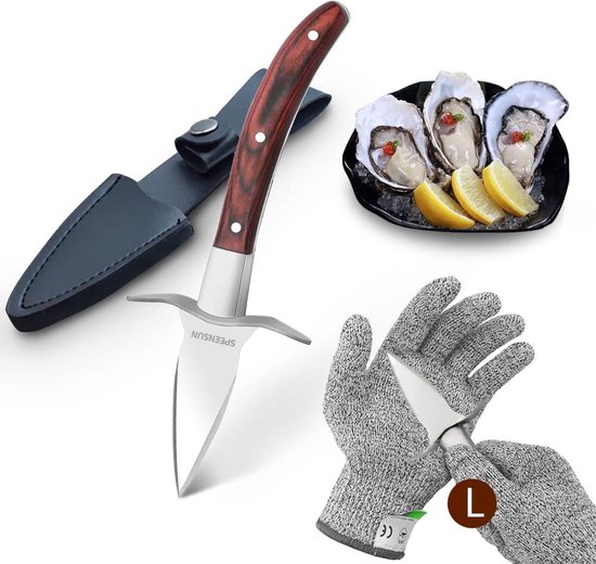 Couteau à huîtres, couteau et gant à huîtres, ensemble à huîtres