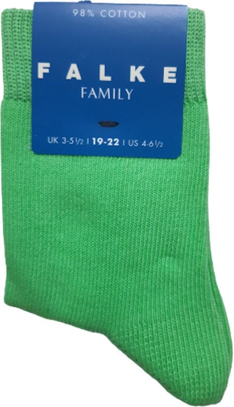 Falke family sokken maat 19/22 groen