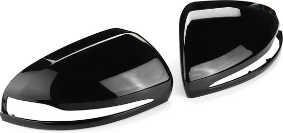Coques de rétroviseurs compatibles avec Mercedes Benz C Glc SE Class W 205 X253 W222 W213 W238 Zwart