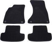 Automatten op maat - zwart stof - geschikt voor Toyota Aygo 2005-2010, Peugeot 107 & Citroen C1