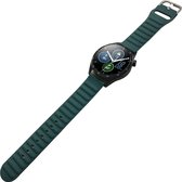 Mobigear Watch bandje geschikt voor Flexibel Siliconen Smartwatch Bandje Gespsluiting | Mobigear Colors - 20 mm - Groen