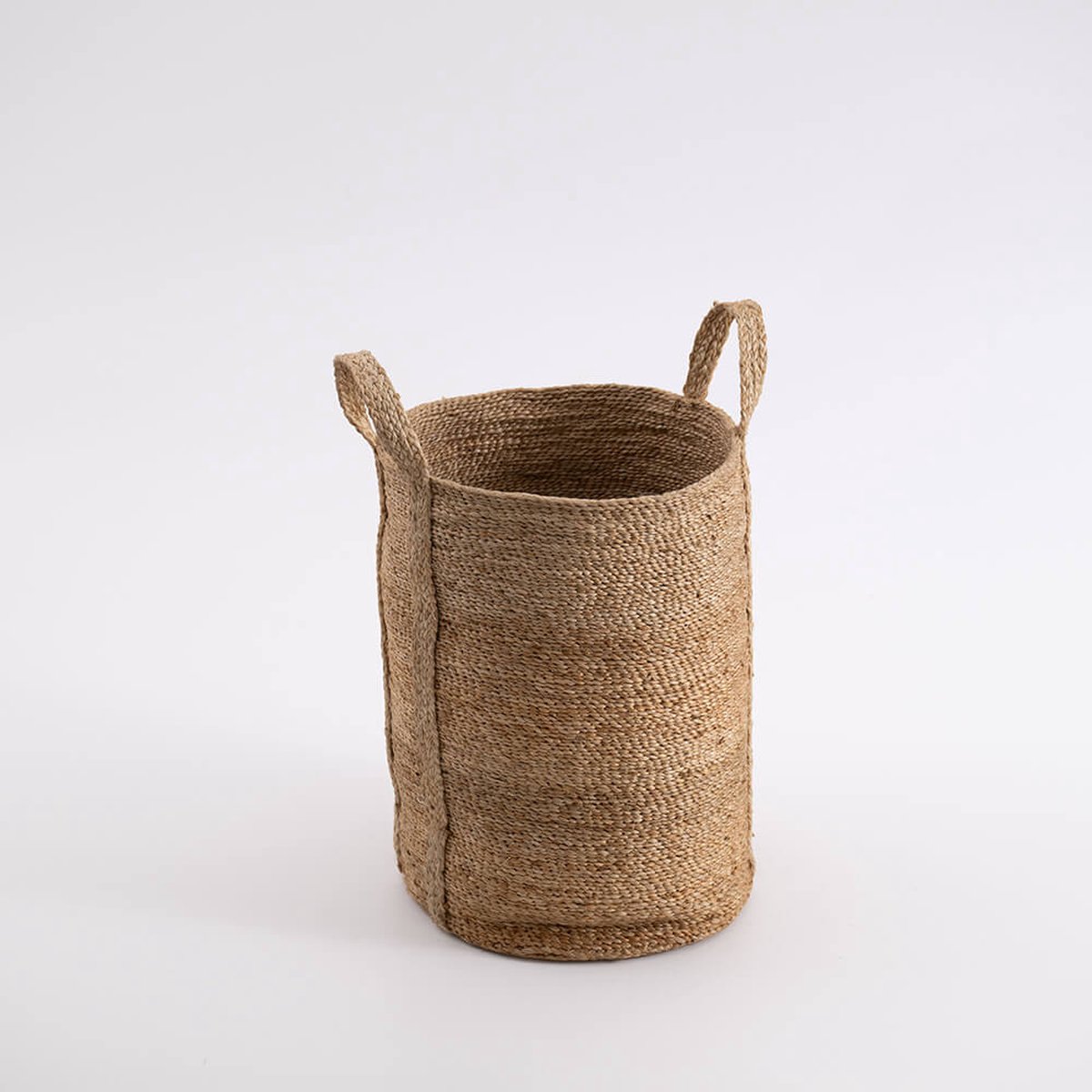 Goedkoopste Hoge Jute Mand - Wasmand - Naturel - Large