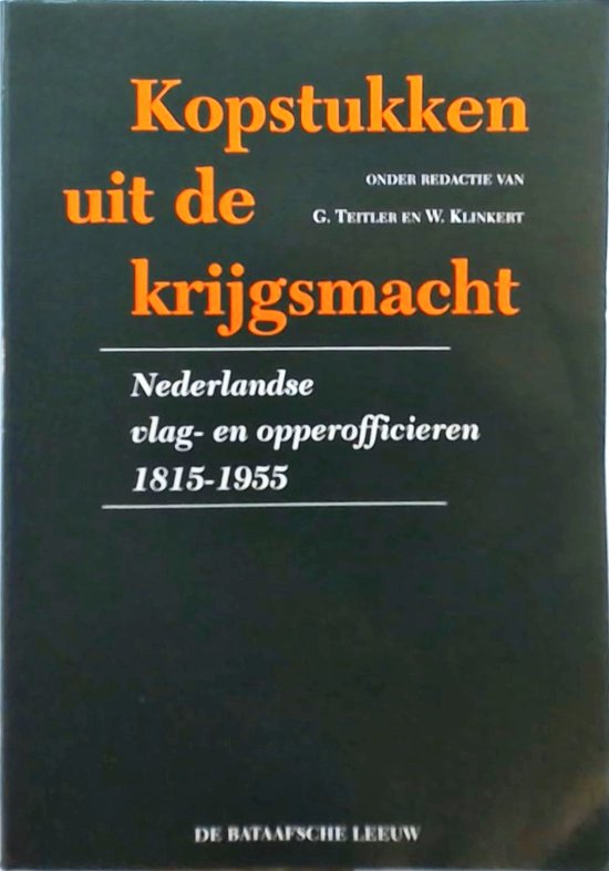 9789067074384 - Kopstukken uit de krijgsmacht