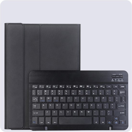 Étui pour clavier Samsung Galaxy Tab S10 Plus - Étui pour clavier avec protection d'écran - Étui pour clavier Samsung Tab S10 Plus - Zwart