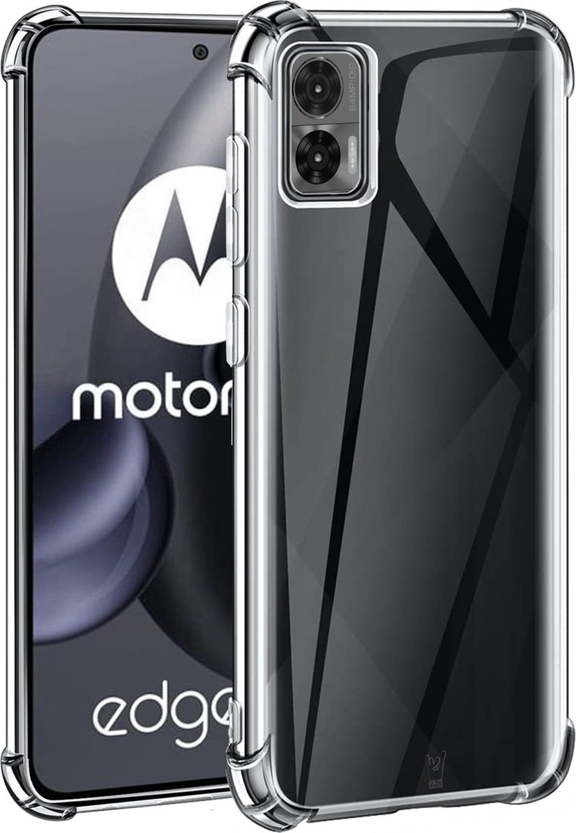 Hoesje geschikt voor Motorola Edge 30 Neo - Shockproof Transparant Back Cover Case