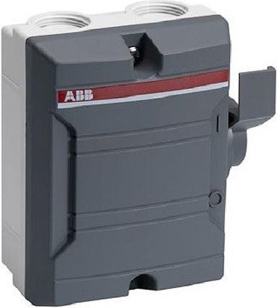 Interrupteur-sectionneur ABB / Interrupteur de réparation 2P 25A Gris foncé