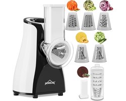 HOMELUX - Elektrische Groentesnijder – 5-in-1 Rasp & Snijmachine – Multifunctionele Elektrische…