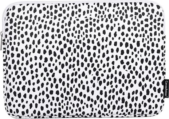 WiseGoods Premium Laptop Sleeve 14 pouces - Housse pour ordinateur portable - Housse Housses pour ordinateurs portables Ordinateurs portables - Sacs pour ordinateur portable - Zwart / Wit