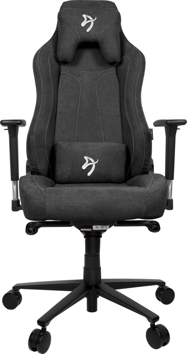 Arozzi Vernazza Soft Fabric Gaming Chair - Dark Grey - afbeelding 2