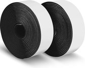 Klittenband zelfklevend 5 meter – klittenband tape zwart – extra sterk