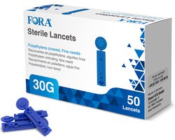 FORA 6 Urinezuur Teststrips + FORA Lancetten 30G (Combo Product)