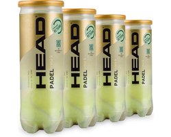 Head Pro S Padel Ballen - 4 Pack (4 Blikken à 3 ballen per stuk)