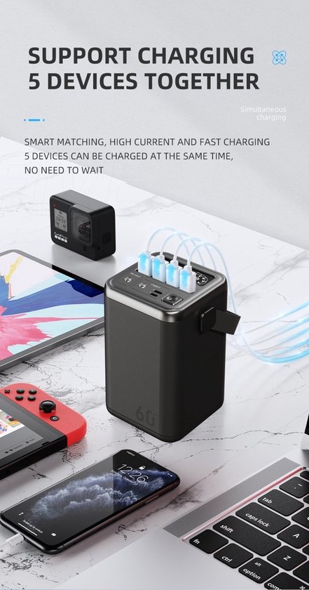 Portable Power Station voor zonnelader-sets