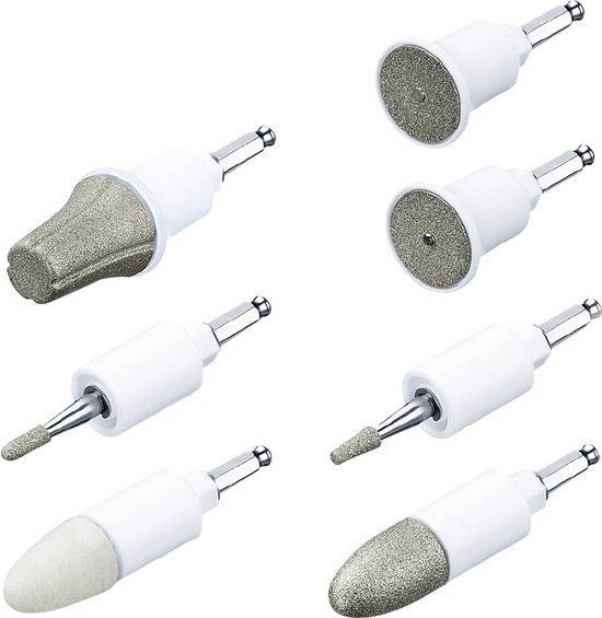 Beurer MP 41 Manicure- en pedicure opzetstukken - Set van 7 opzetstukken van saffier en vilt