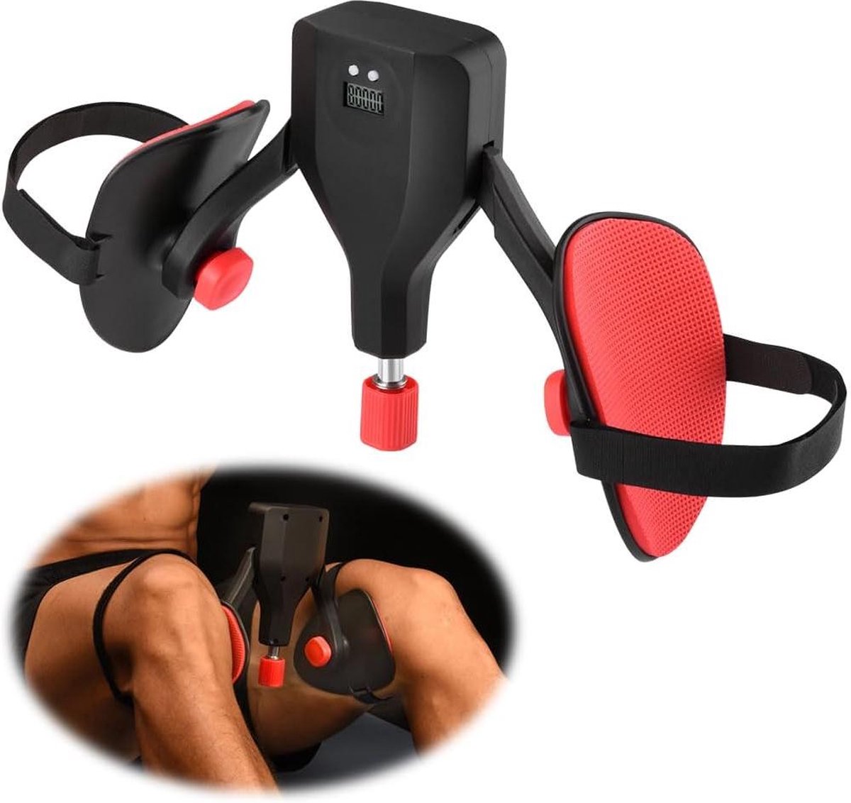 360 graden draaibare beentrainer voor thuis - instelbare weerstand 10-35 kg