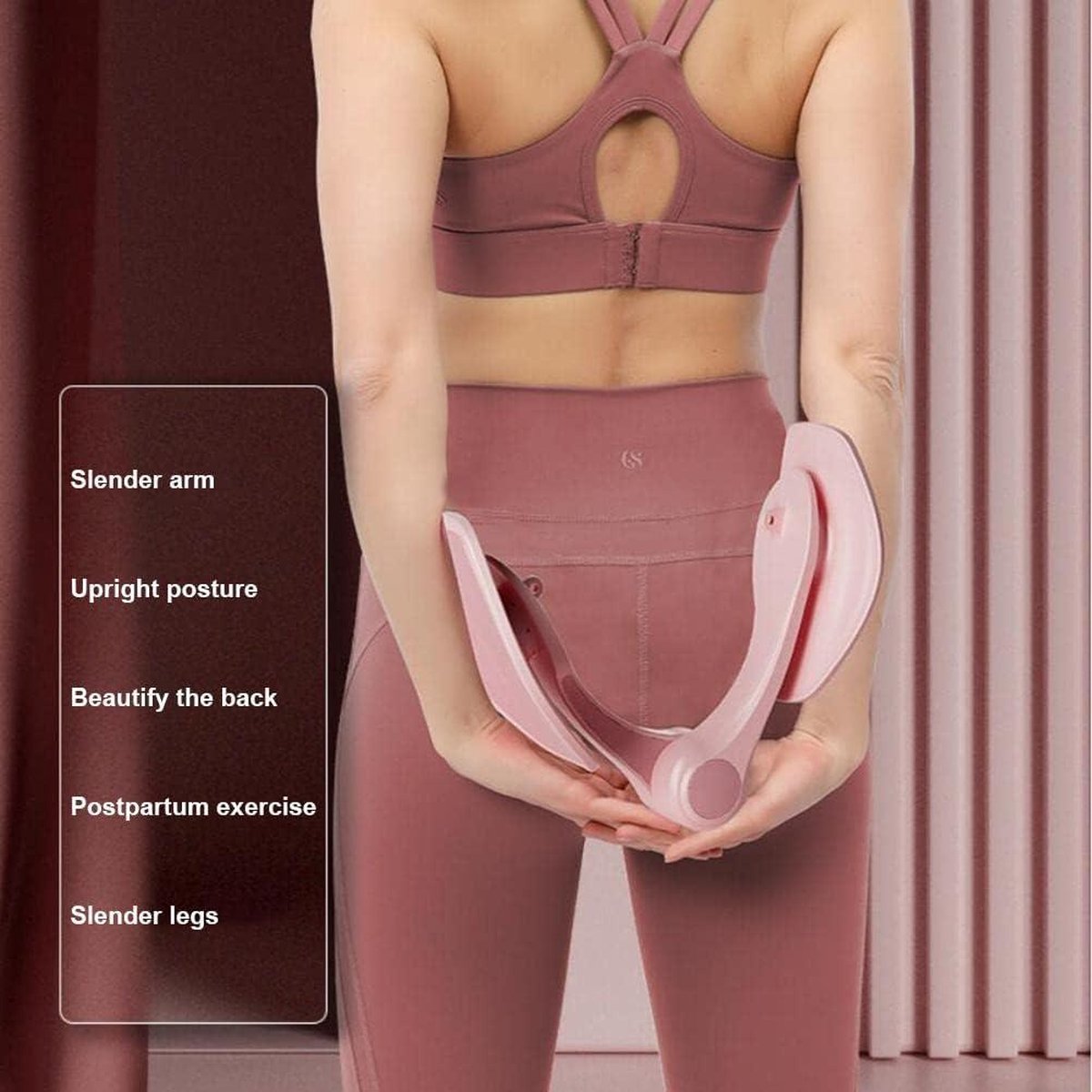 Heuptrainer en kegeltrainer voor bekkenbodem- en dijbeentraining na postpartum rehabilitatie