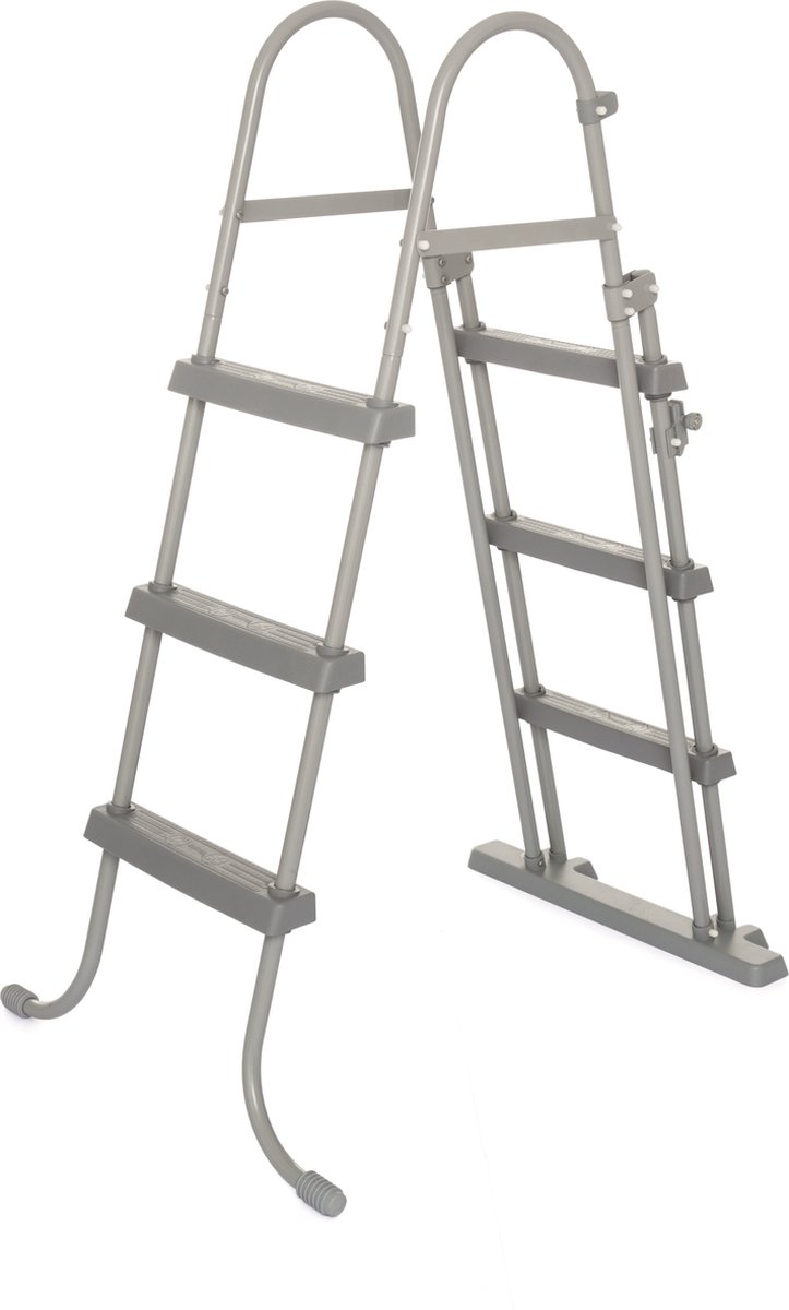 LuxeLivin' - Zwembadladder Flowclear met 4 treden 107 cm
