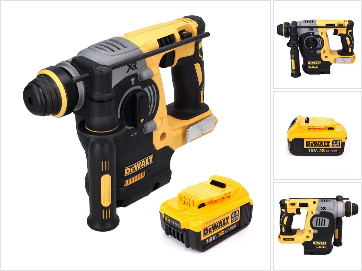 DeWalt DCH 273 N accu combihamer 18 V 2,1 J SDS Plus Brushless + 1x accu 4,0 Ah - zonder oplader