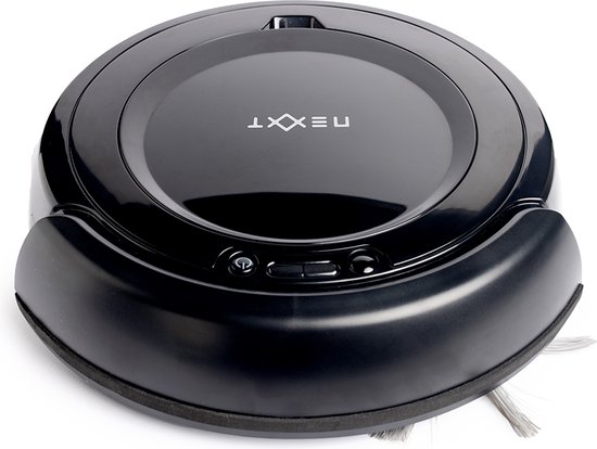 Nexxt 3-in-1 Robotstofzuiger met Laadstation – Robotstofzuiger Huisdieren – Antivalsensor en 3 Reinigingsmodi – Inclusief Adapter en Borstel – 17W