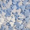 dextrose - Vruchtenhartjes blauw/wit 1 kg - geboorte - baby - Dextrose vruchtenhartjes - hartjes