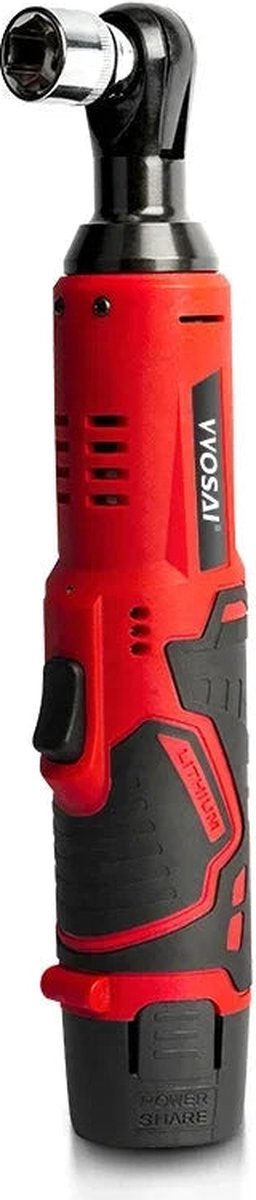 Vvosai - WS-B3-B1 - Slagmoersleutel - Slagschroevendraaiers - 12V - 380rpm - Draadloos Impact Wrench - Slagmoersleutel met Accu - Rood