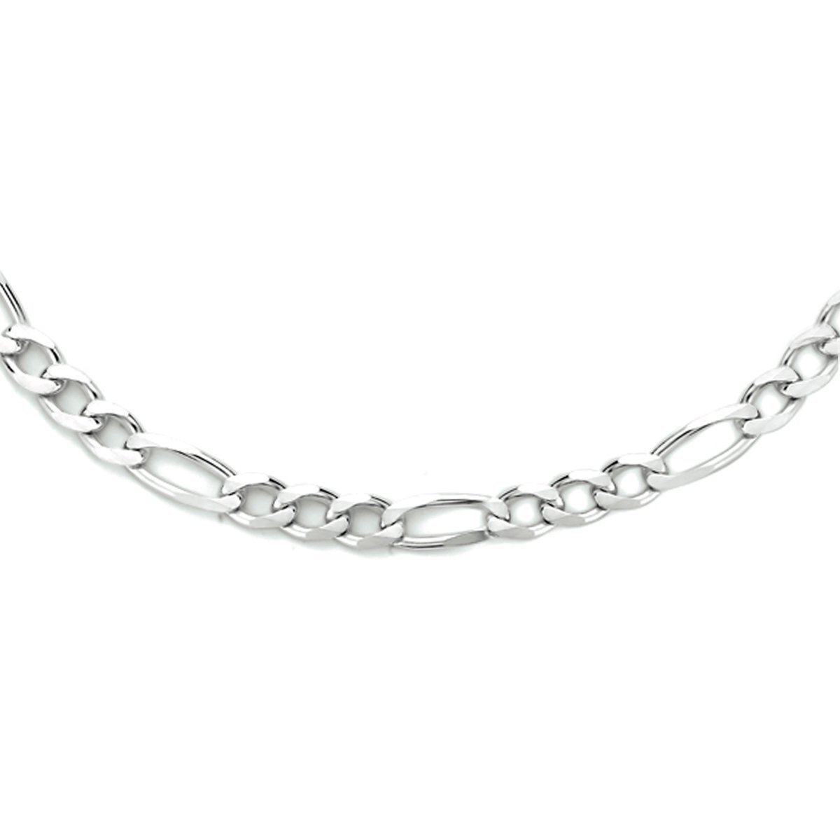 figaro 4,0 mm zilver gerhodineerd