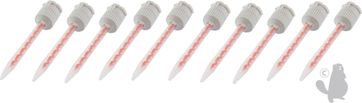 Verpakking van 10 mondstukken voor cyanoacrylaatlijm LOCTITE 3090
