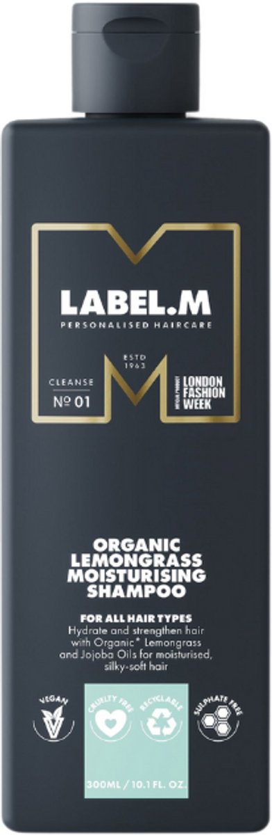 label.m - Organics - Moisturising Lemongrass Shampoo - 200 ml