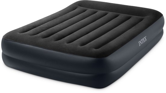 Intex Pillow Rest Raised Luchtbed met ingebouwde pomp - 203 x 152 x 42 cm