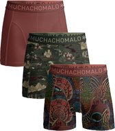 Muchachomalo – Boxershort Heren – Normale Lengte – Onderbroeken Heren – Boxershort – Ondergoed – 95% Katoen – 3 Pack – Maat XL