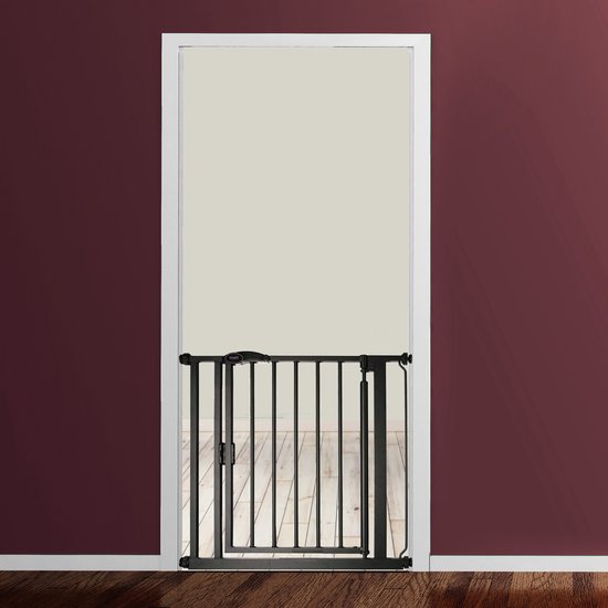 Safetots Barrière D'escalier Elegance, Naturel, 115 Cm - 123 Cm - 2