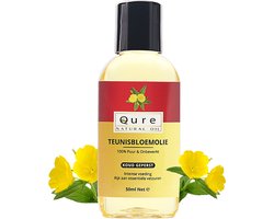 Teunisbloemolie 50ml | 100% Puur & Onbewerkt | Evening Primrose | Food-Grade Kwaliteit Teunisbloemolie voor huid, haar en lichaam