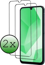 Screenprotector - 2 Stuks Geschikt voor Samsung Galaxy A16 - Full Cover - Beschermglas - Gehard Glas - Tempered Glass - Screen Protector