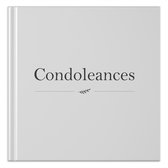 Fyllbooks - Condoleanceboek - Herinneringsboek - Grijs - 55 Pagina's