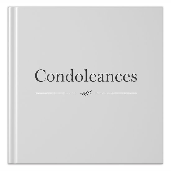 Fyllbooks - Condoleanceboek - Herinneringsboek - Grijs - 55 Pagina's