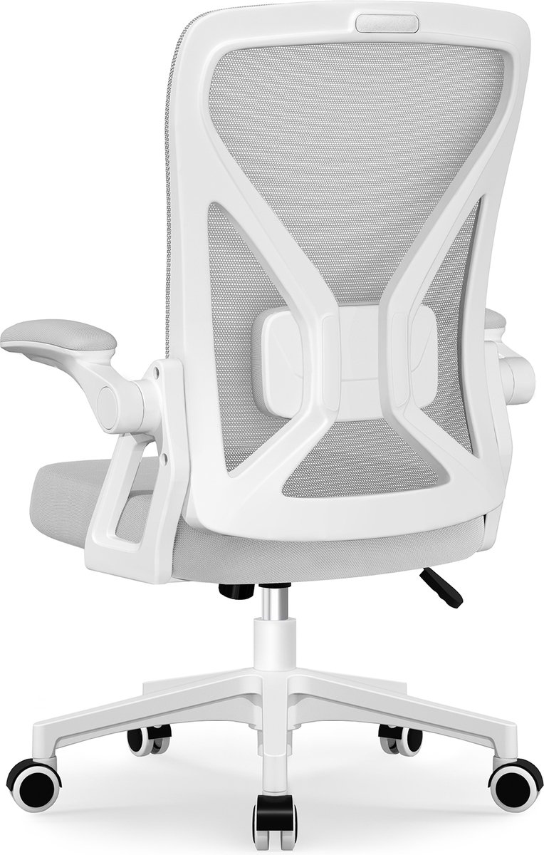 Elekiatech Ergonomische Bureaustoel - Bureaustoel - Bureaustoelen voor Volwassenen - 150 Kg - Grijs