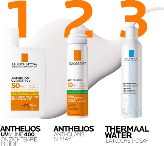 La Roche-Posay Anthelios Zonnebrand Mist Gezicht SPF50 - 75ml