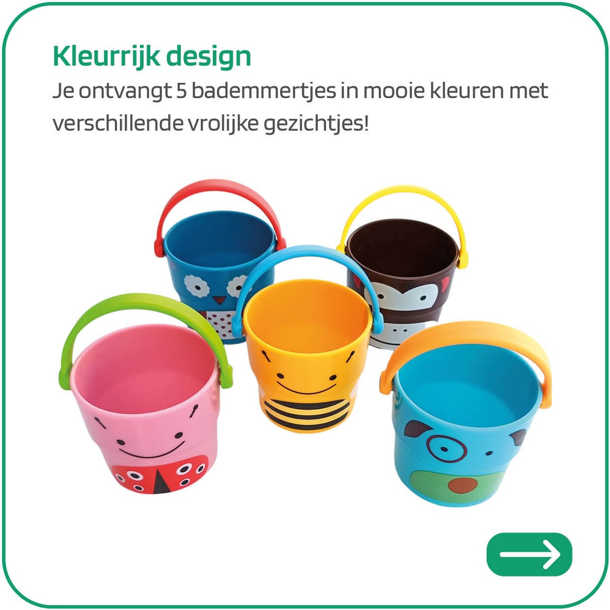 Jobber Toys Bademmertjes - Badspeelgoed - Bademmer baby Emmertje — afbeelding 3