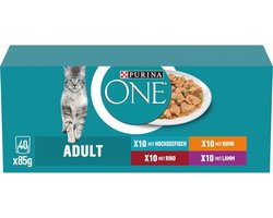 Mixtray kattenvoer in saus - 40 stuks (85 g) - Delicate stukjes met verschillende smaken