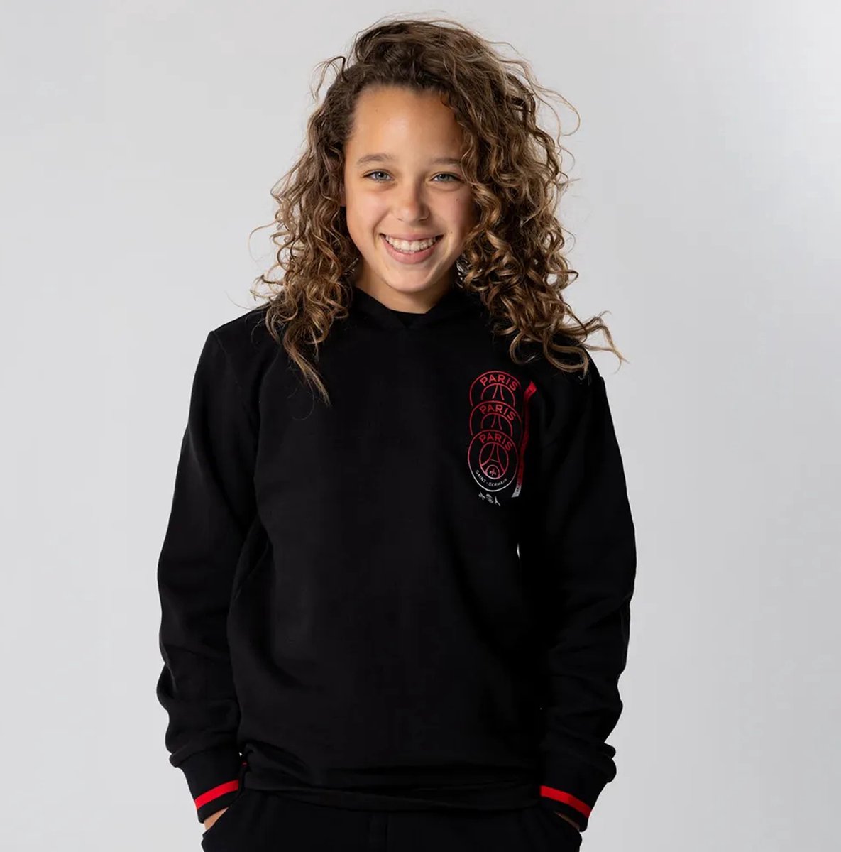 Paris Saint-Germain - T-shirt Officiel Fille - Collection PSG - Coton Doux - Taille Enfant - Maillot 100% Parisienne - Idéal Supporter En Herbe