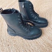 Shokuen Bottes femmes à lacets pour femmes 38
