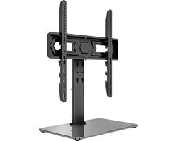Cabletech Universele LED LCD TV Standaard Statief - Televisie Voet - 32 Tot 55 Inch - Draaibaar - Elegant Ontwerp - Max 40 Kg - Zwart