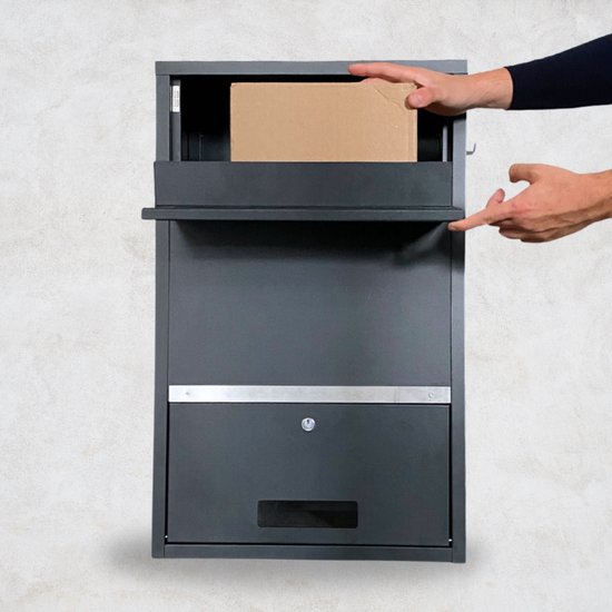 ParcelXL® - Pakketbrievenbus - Pakketbox - Vrijstaand - Brievenbus Hangend - XXL - Post & Pakketten